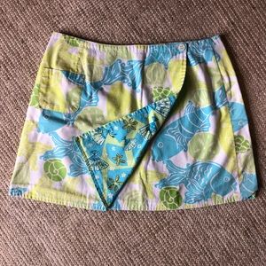 Lilly Pulitzer reversible glow in the dark skirt